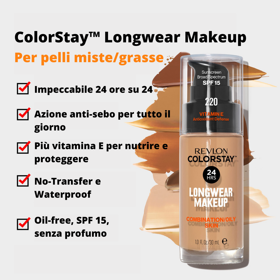 ColorStay™ Makeup Per Pelli Miste/Grasse SPF 15